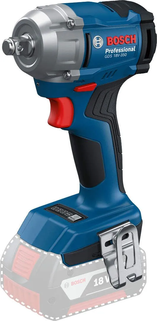 Akumulatorski udarni odvrtač Bosch GDS 18V-350 Solo; bez baterije i punjača (06019M5020)