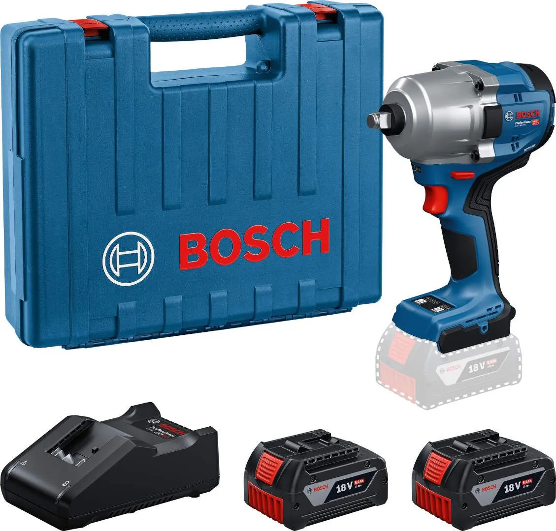 Akumulatorski udarni odvrtač Bosch GDS 18V-780; 2x5,0Ah + kofer (06019P4021)