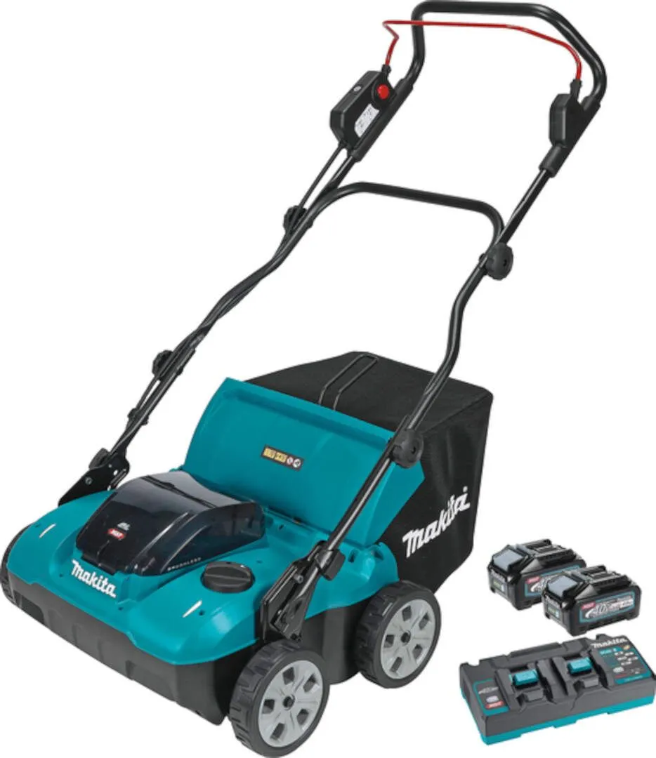 Akumulatorski vertikulator Makita UV001GM201; 2 x BL4040 4,0 Ah + punjač; 40V max XGT
