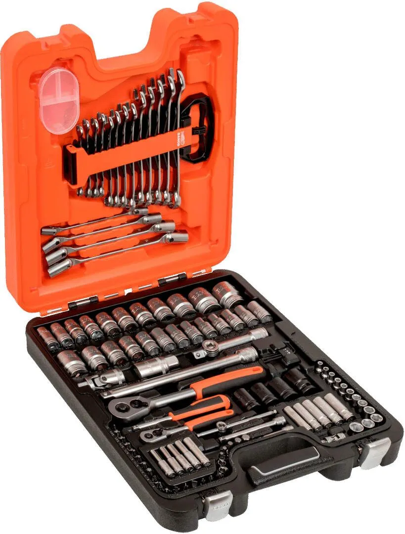 Bahco 106-delni set ručnog alata prihvat 1/4" i 1/2" u koferu (S106)