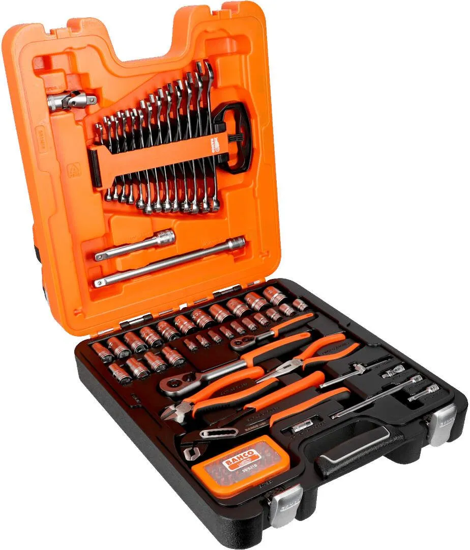 Bahco 81-delni set ručnog alata prihvat 1/4" i 1/2" u koferu (S81MIX)
