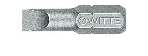 Bit 1,6 x 9,0 x 38mm ravan / šlic PRO - Witte