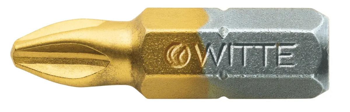 Bit PH1 x 25mm TIN-Pro titanijumski - Witte