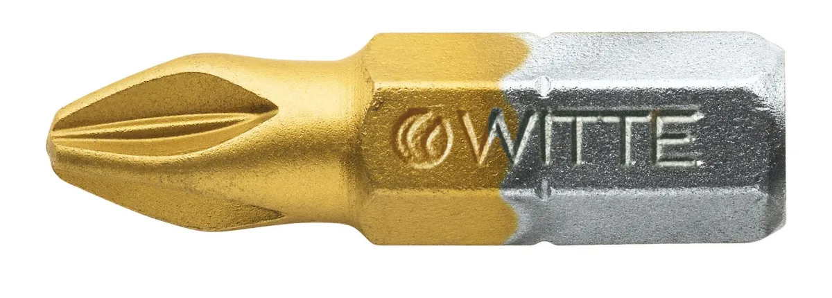 Bit PZ2 x 25mm TIN-Pro titanijumski - Witte