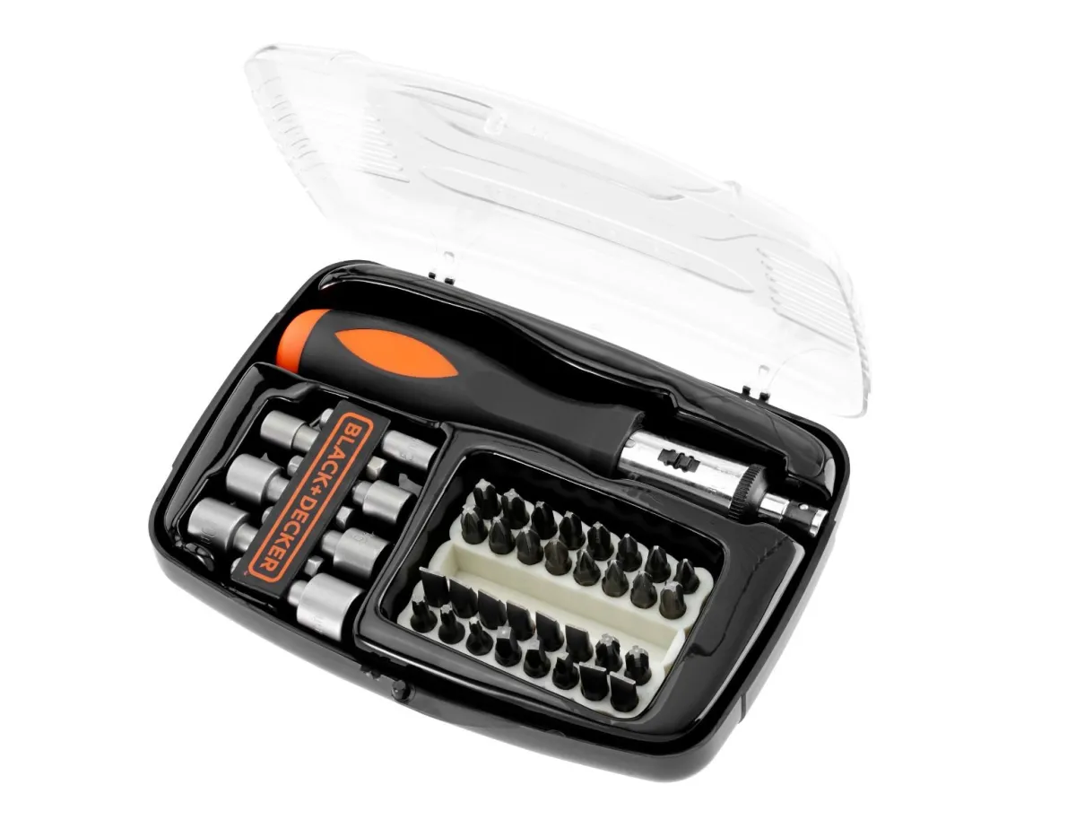 Black+Decker 40-delni set bitova sa čegrtaljkom (A7062)