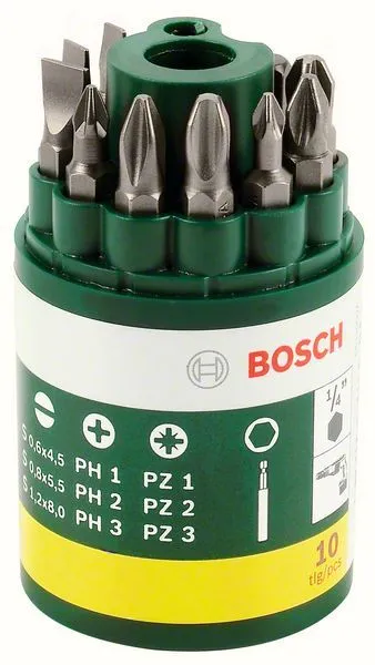 Bosch 10-delni set bitova (2607019454)