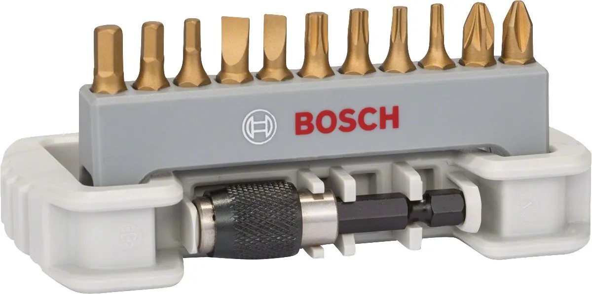 Bosch 11-delni set bitova odvrtača sa držačem bitova PH2; PZ2; T10; T15; T20; T25; S0,6x4,5; S0,8x5,5; HEX3; HEX4; HEX5; 25 mm (2608522128)