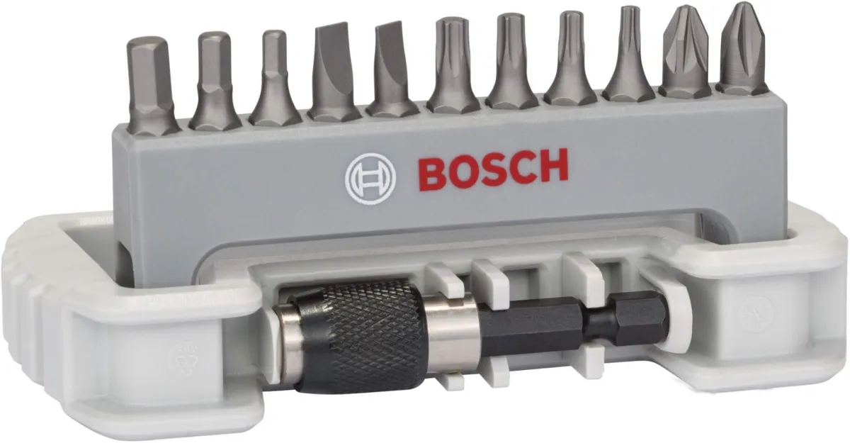 Bosch 11-delni set bitova odvrtača sa držačem bitova PH2; PZ2; T10; T15; T20; T25; S0,6x4,5; S0,8x5,5; HEX3; HEX4; HEX5; 25 mm (2608522131)