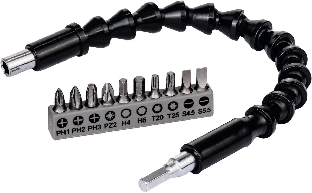 Bosch 11-delni set bitova sa metalnim fleksibilnim produžetkom 300mm (2608522377)