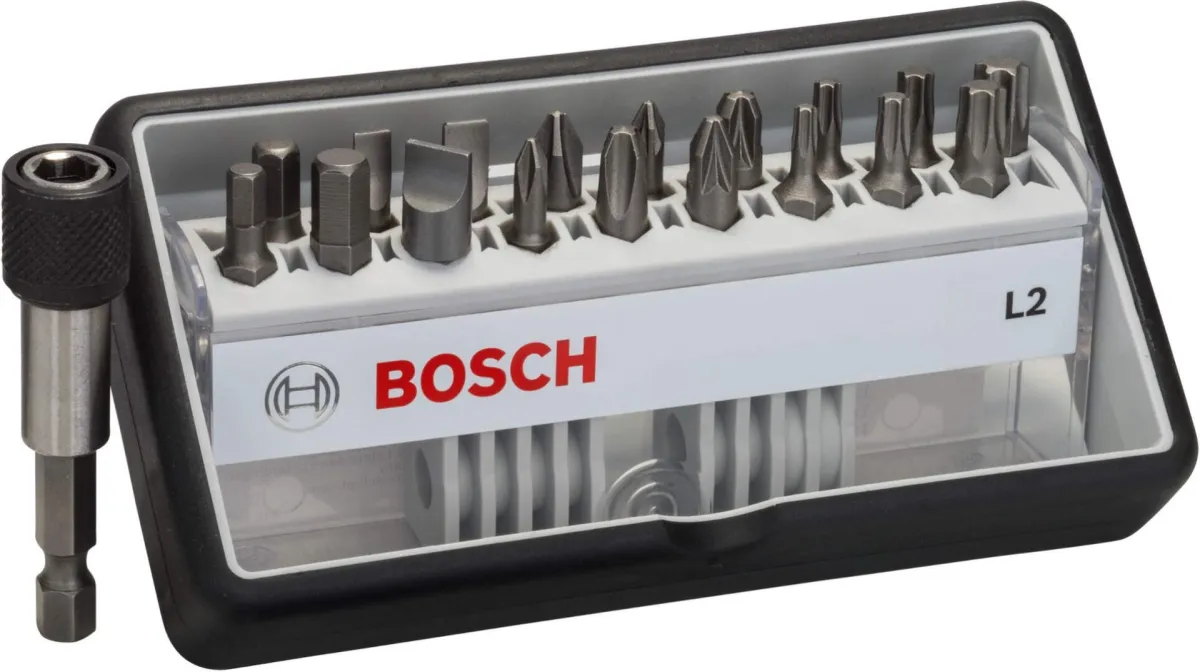 Bosch 18+1-delni set Robust Line bitova odvrtača L ekstra tvrdi 25 mm (2607002568)