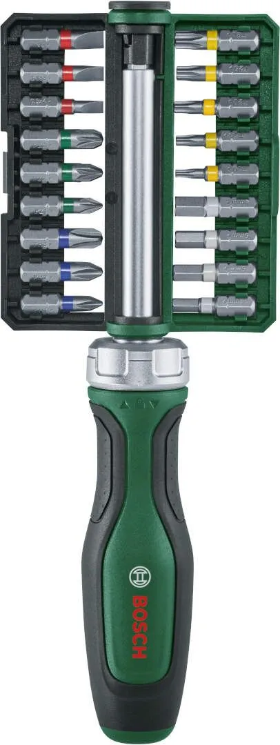 Bosch 19-delni set bitova sa čegrtaljkom (1600A02Z9A)