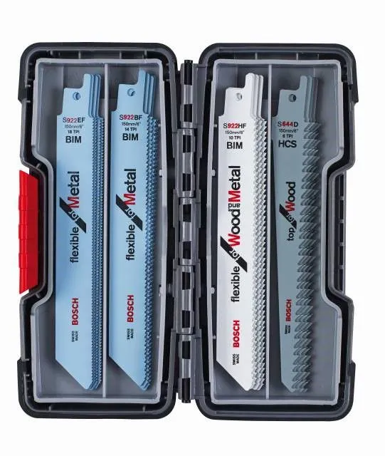 Bosch 20-delni set listova univerzalne testere Wood and Metal S 922 EF (5x); S 922 BF (5x); S 922 HF (5x); S 644 D (5x) - 2607010902