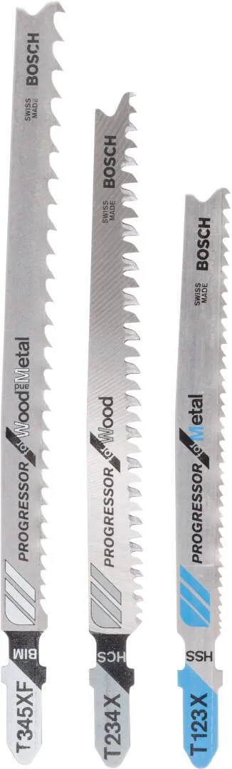 Bosch 3-delni set listova ubodne testere T 123 XF; T 234 X; T 345 XF - 2607010515