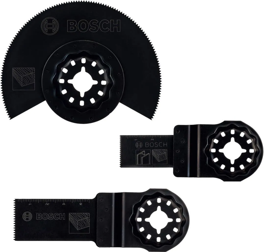 Bosch 3-delni Starlock set za drvo i metal za višenamenske uređaje (2607017323)