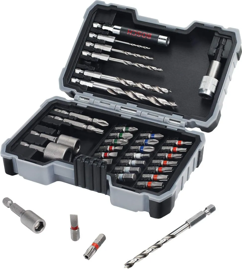 Bosch 35-delni set bitova i burgija za drvo (2607017327)