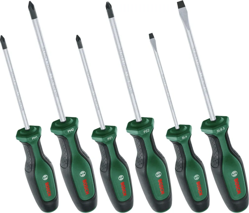 Bosch 6-delni set odvijača PH/PZ/SL (1600A02BX7)