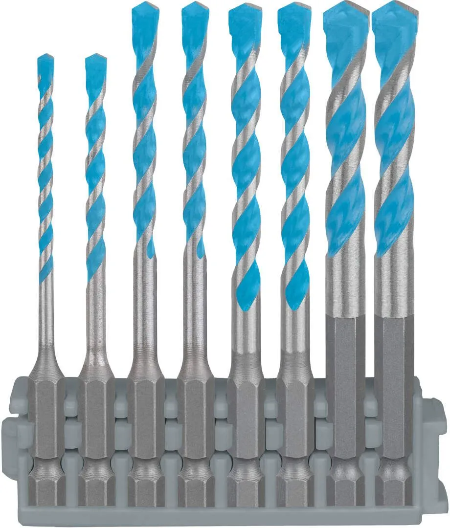 Bosch 8-delni Expert set višenamenskih burgija HEX-9 Multi Construction 3; 4; 5; 5; 6; 6; 8; 8 mm - 2608901455