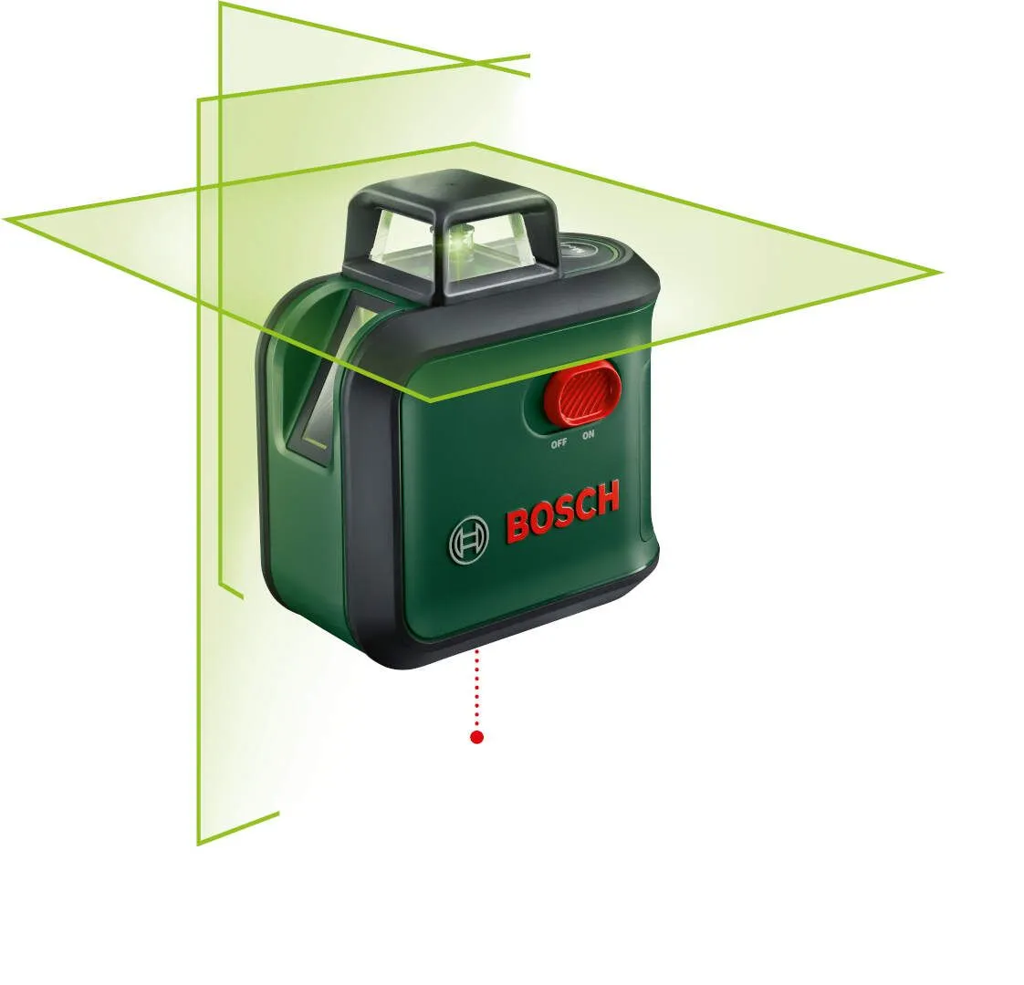 Bosch AdvancedLevel 360 samonivelišući laser za linije sa zelenim zrakom; 3 linije (0603663B06)