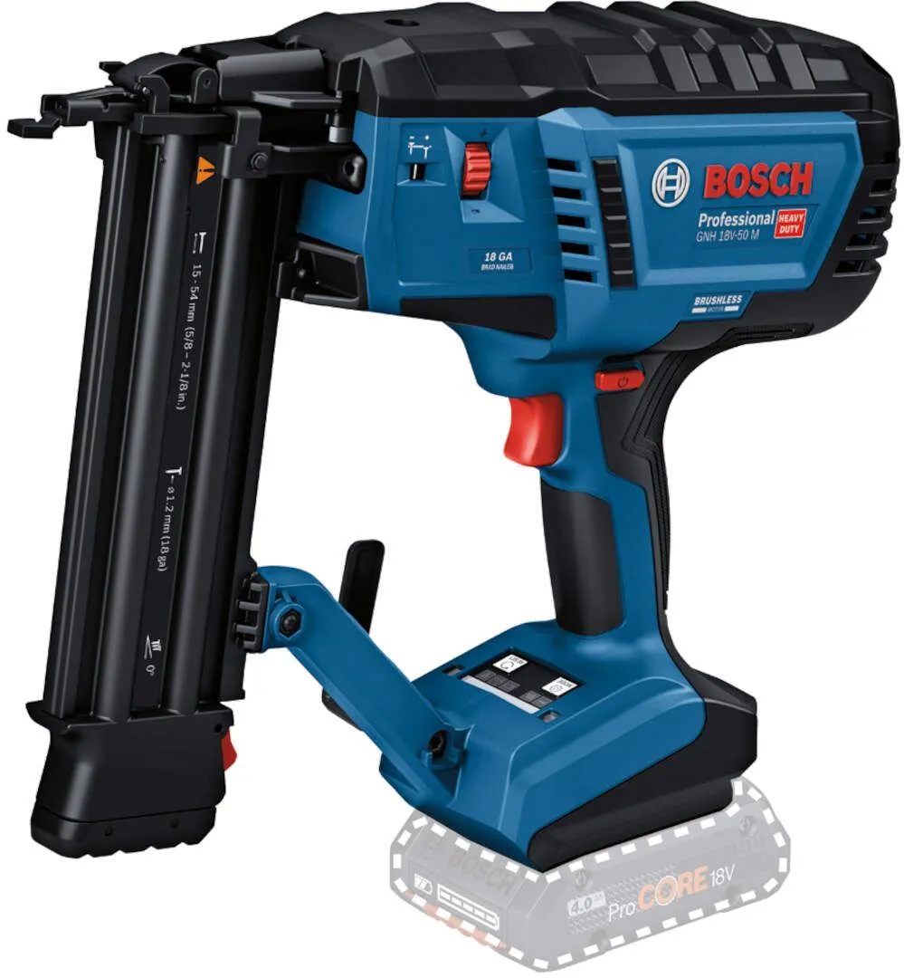 Bosch akumulatorski pištolj za eksere GNH 18V-50 M Professional 18V; Solo bez baterije i punjača (0601482400)