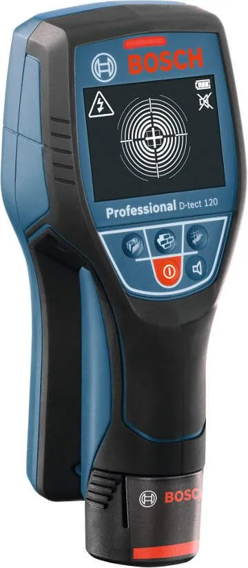 Bosch D-tect 120 detektor struje - kablova pod naponom, metala, drveta i plastičnih cevi sa vodom (0601081303)