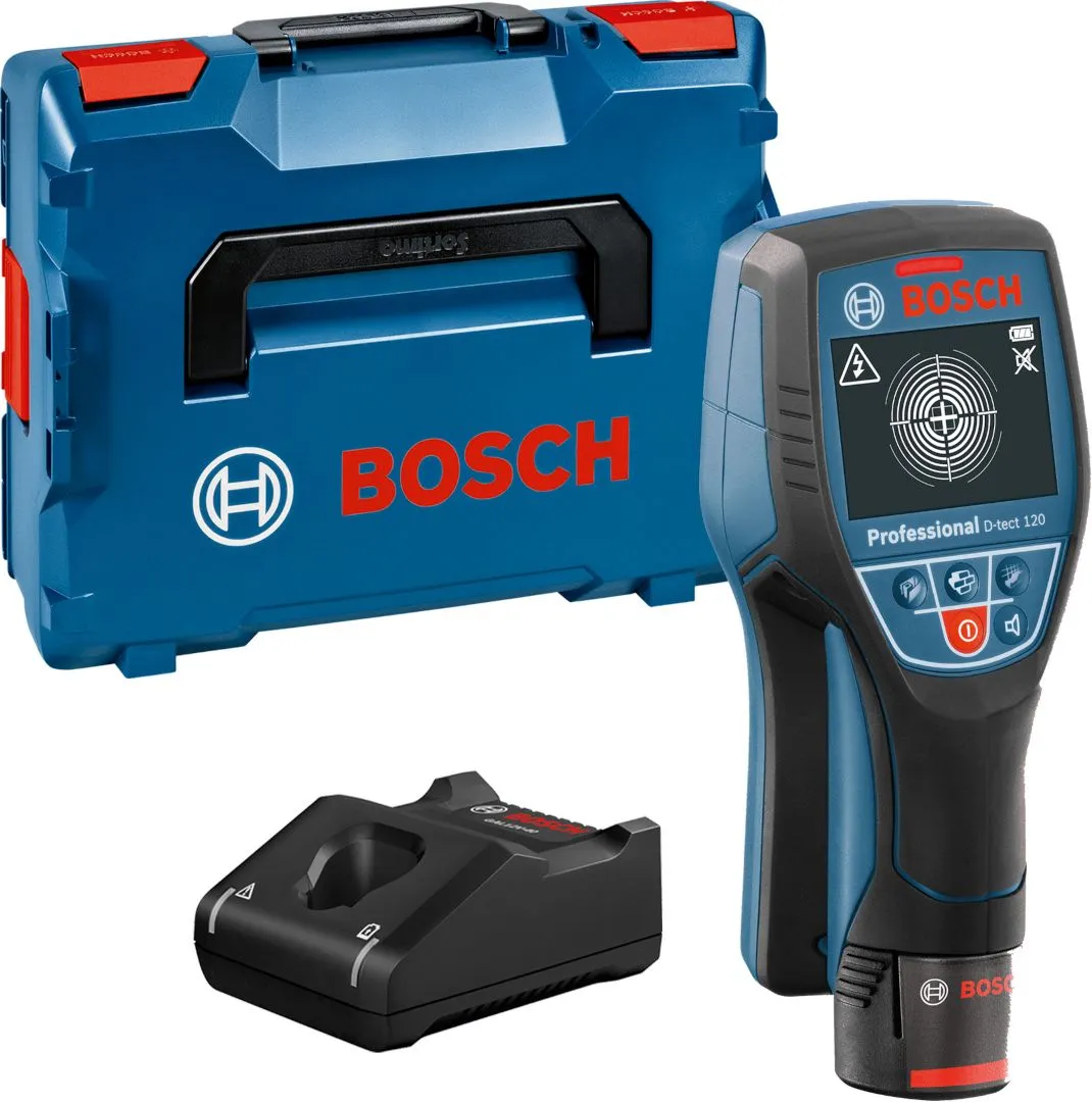 Bosch D-tect 120 detektor struje - kablova pod naponom u L-Boxx koferu 1x2,0Ah (0601081301)