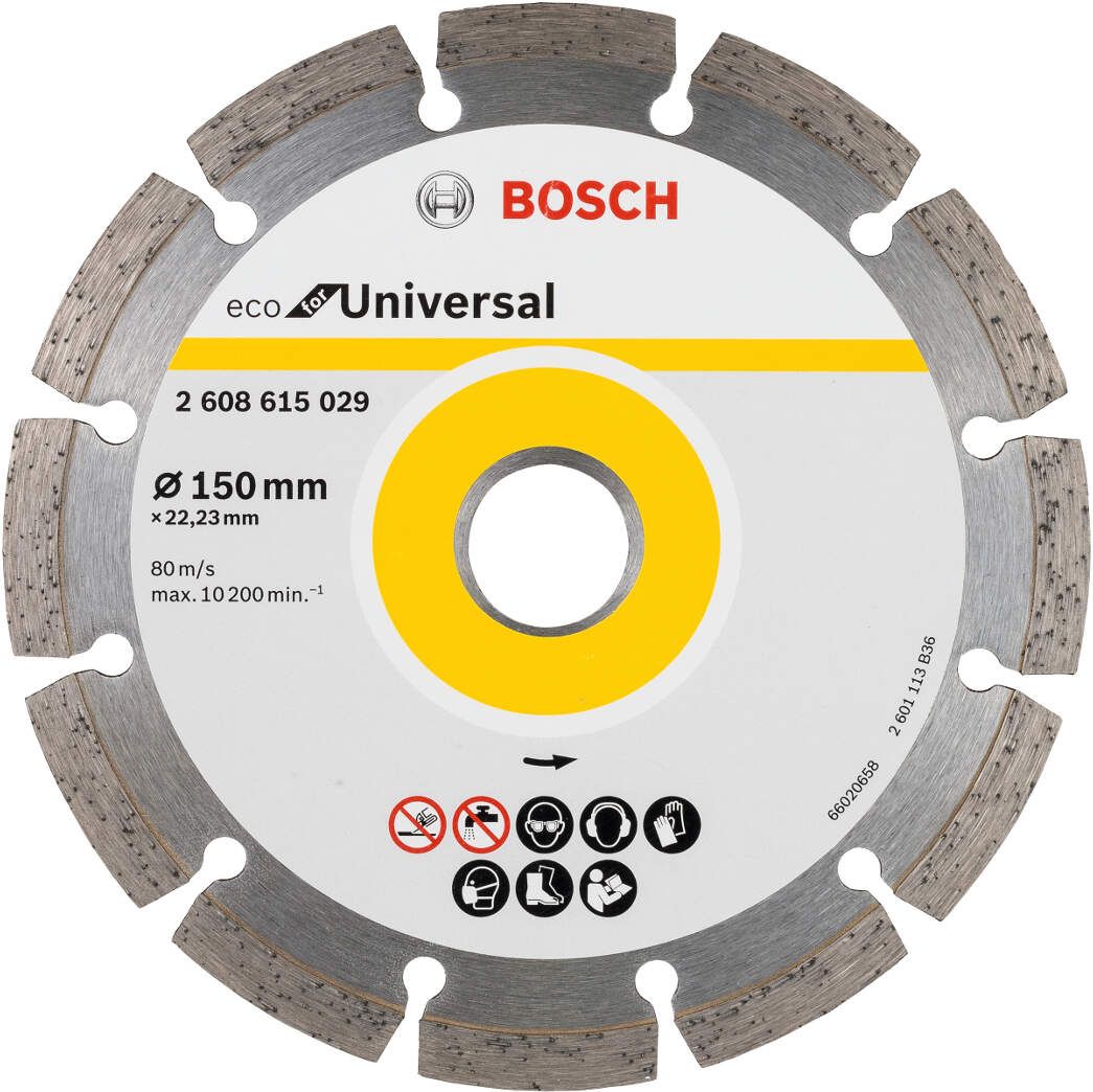 Bosch dijamantska rezna ploča ECO For Universal 150x22,23x2,1x7 pakovanje od 1 komada - 2608615029