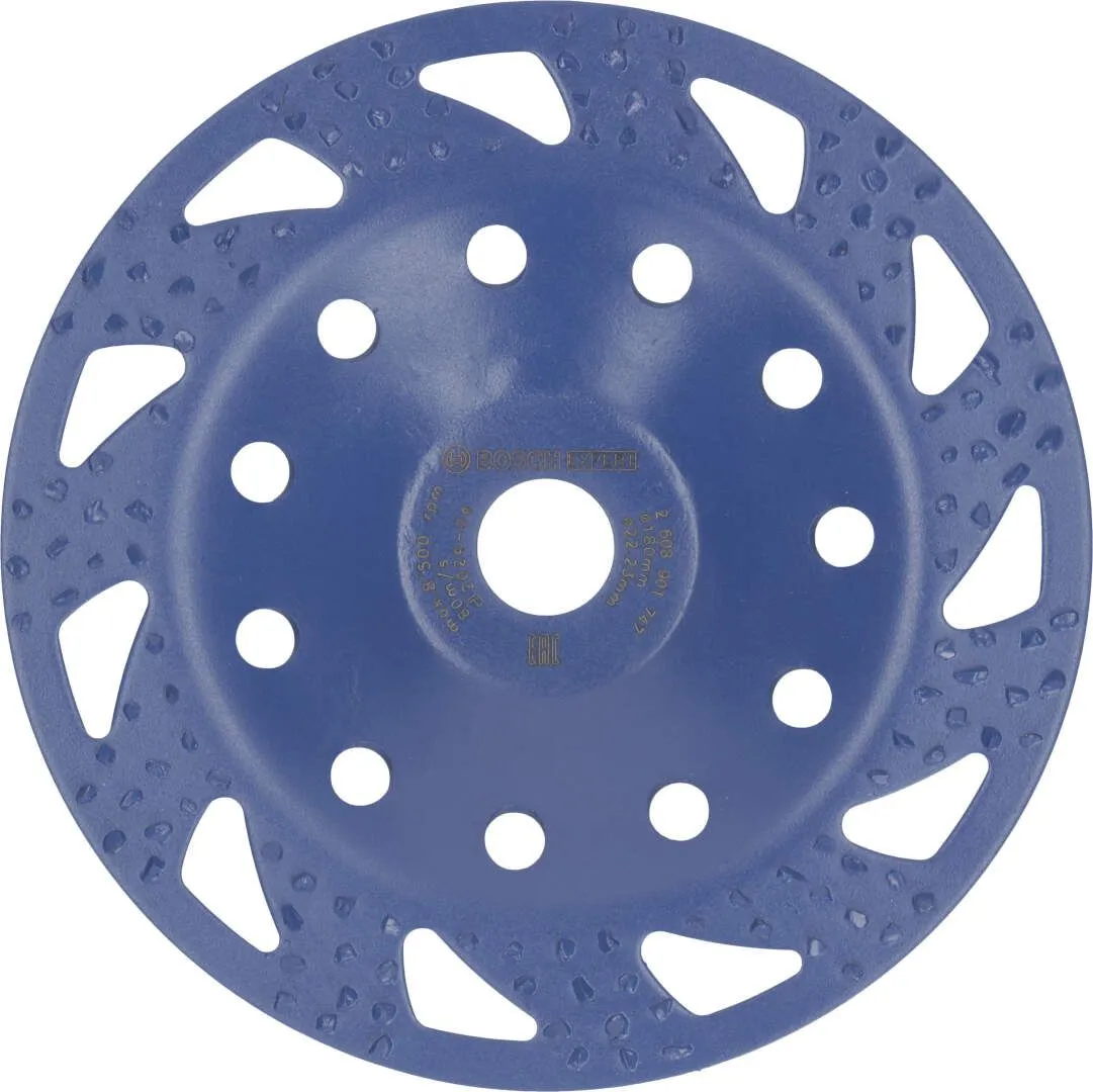 Bosch EXPERT Multi Material Carbide glava za brušenje, gruba, ravna, 180 mm, 22,23 mm (2608901747)