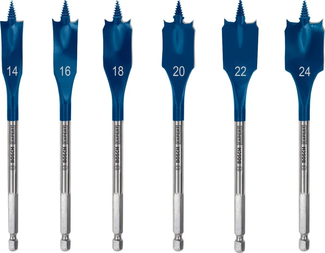 Bosch EXPERT Self Cut Speed 6-delni set pljosnatih burgija 14 / 16 / 18 / 20 / 22 / 24 x 152mm (2608900332)