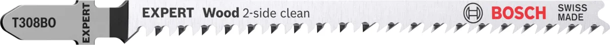 Bosch EXPERT „Wood 2-side clean“ T 308 BO list ubodne testere, 25-delni - 2608900556