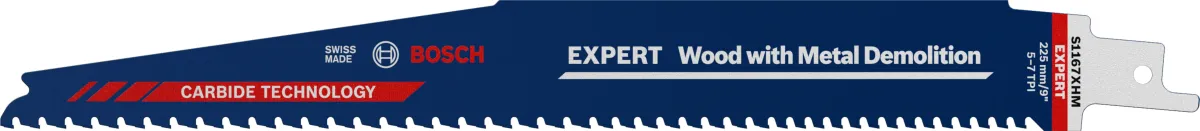 Bosch EXPERT „Wood with Metal Demolition“ S 1167 XHM list univerzalne testere - pakovanje 1 komad - 2608900398