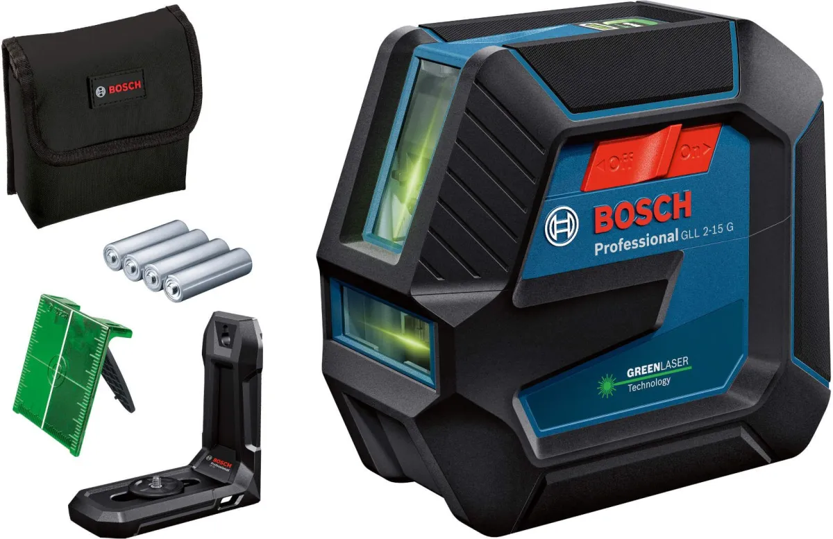 Bosch GLL 2-15 G samonivelišući laser za linije sa zelenim zrakom; 2 linije (0601063W00)