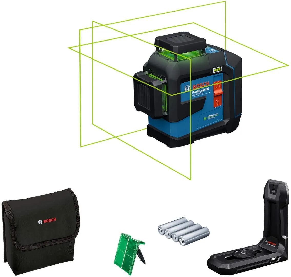 Bosch GLL 80-33 G linijski laser 3x360° 80m domet (0601065500)