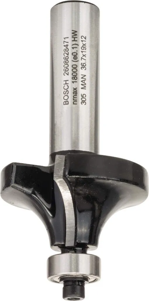 Bosch glodala za zaobljavanje 12 mm, R1 12 mm, L 19 mm, G 70 mm - 2608628471