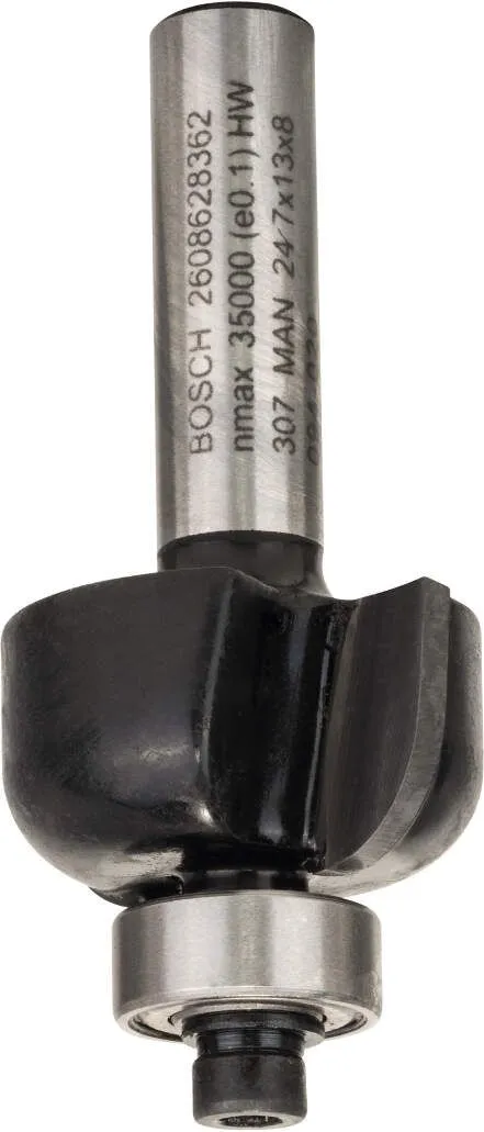 Bosch glodalo za poluokrugle kanale 8 mm, R1 6 mm, D 24,7 mm, L 13 mm, G 53 mm - 2608628362