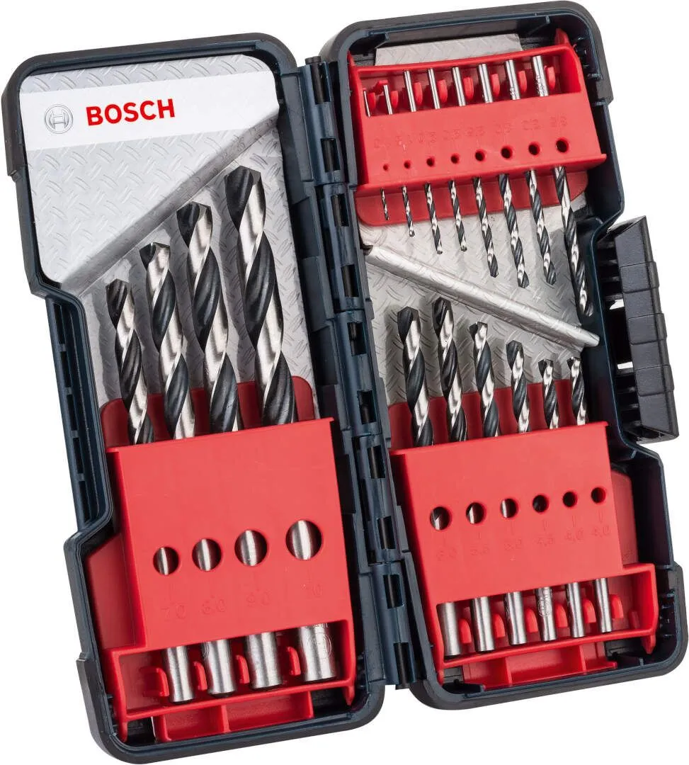 Bosch HSS spiralna burgija PointTeQ 18-delni ToughBox Set (2608577350)
