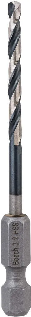 Bosch HSS spiralna burgija sa šestostranim prihvatom 3,2 mm 3.2 x 36 x 75 mm pakovanje od 1 komada - 2608577049