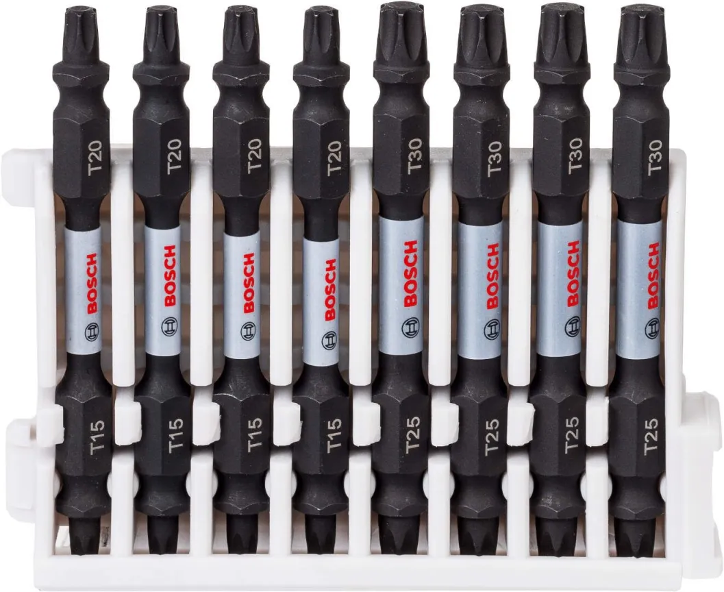 Bosch Impact Control 8-delni set dvostranih kovanih bitova T15/T20/T25/T30 (2608522343)
