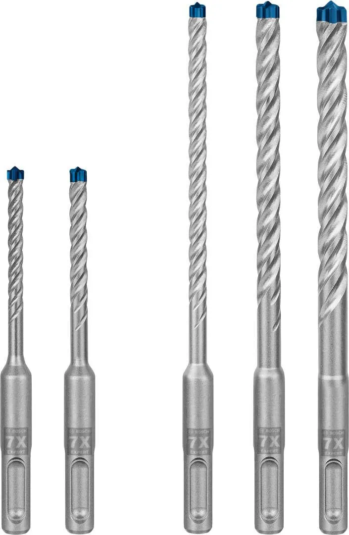 Bosch Komplet EXPERT SDS plus-7X burgija za udarne bušilice od 5/6/6/8/10 mm, 5-delni - 2608900197