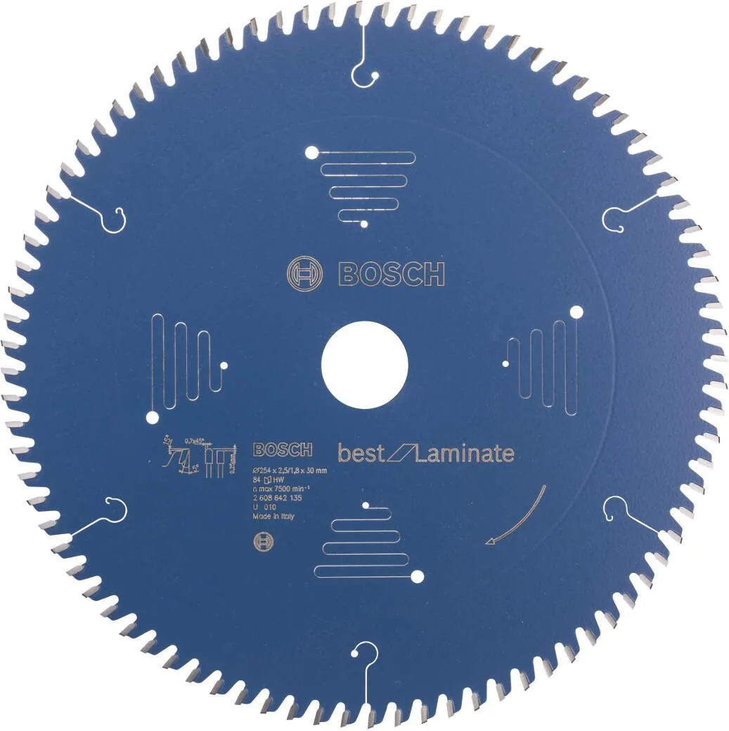 Bosch list kružne testere Best for Laminate 254 x 30 x 2,5 mm, 84 (2608642135)