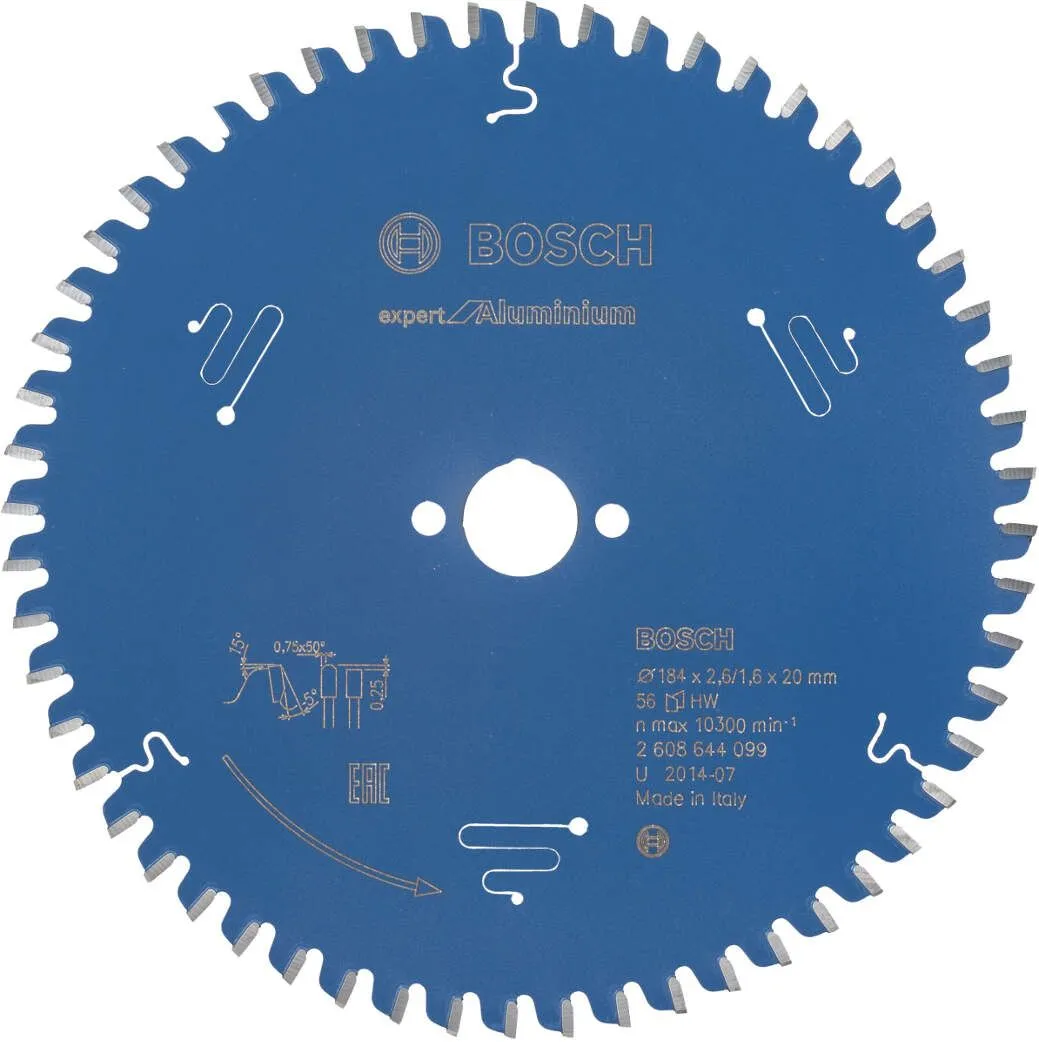 Bosch list kružne testere Expert for Aluminium 184 x 20 x 2,6 mm, 56 - 2608644099