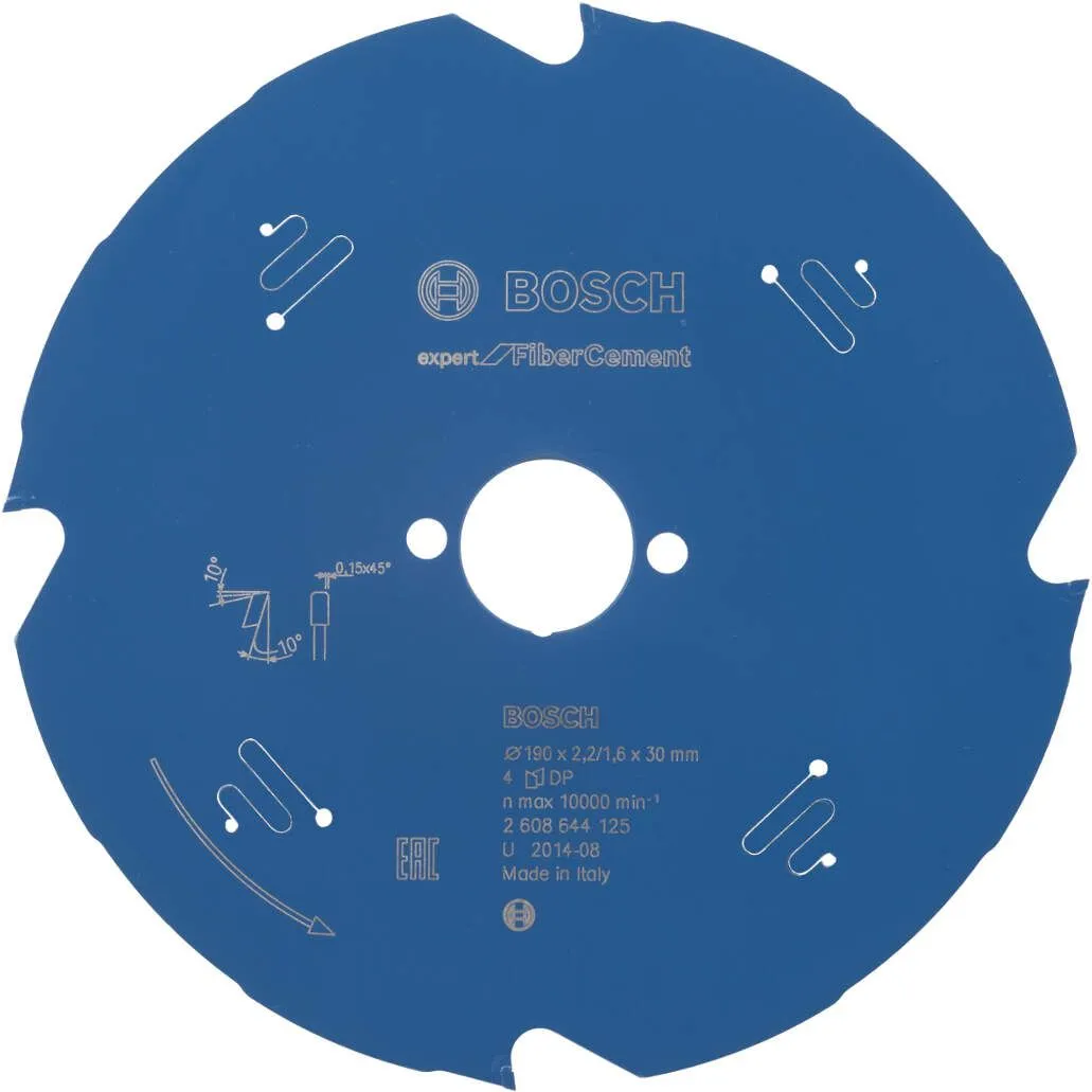 Bosch list kružne testere Expert for Fiber Cement 190 x 30 x 2,2 mm, 4T - 2608644125