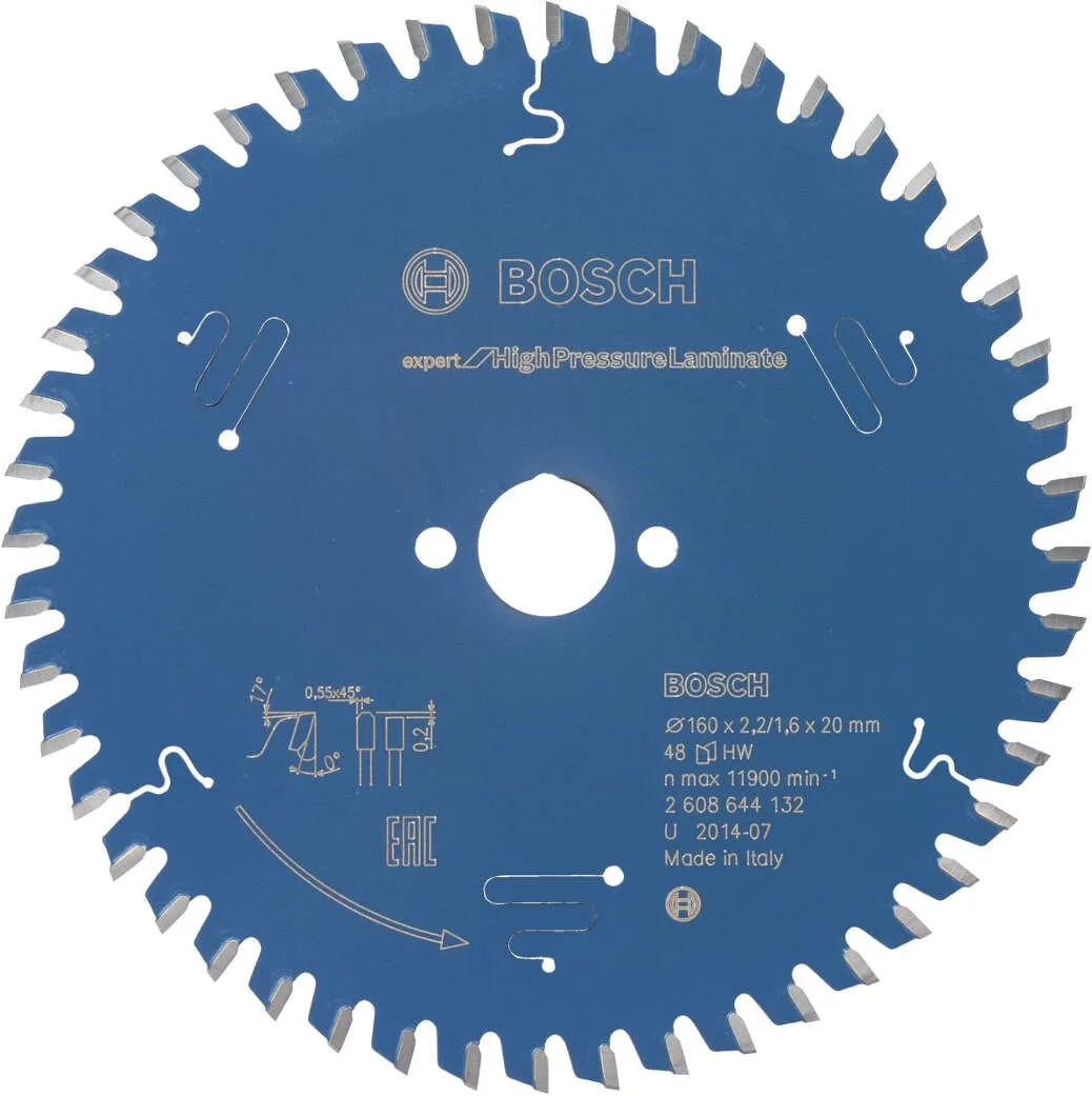 Bosch list kružne testere Expert for High Pressure Laminate 160 x 20 x 2,2 mm, 48 - 2608644132