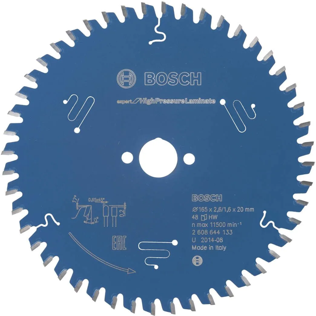 Bosch list kružne testere Expert for High Pressure Laminate 165 x 20 x 2,6 mm, 48 - 2608644133
