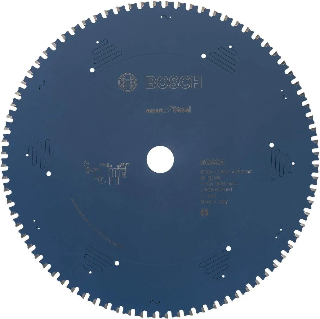 Bosch list kružne testere Expert for Steel 305 x 25,4 x 2,6 mm, 80T (2608643061)