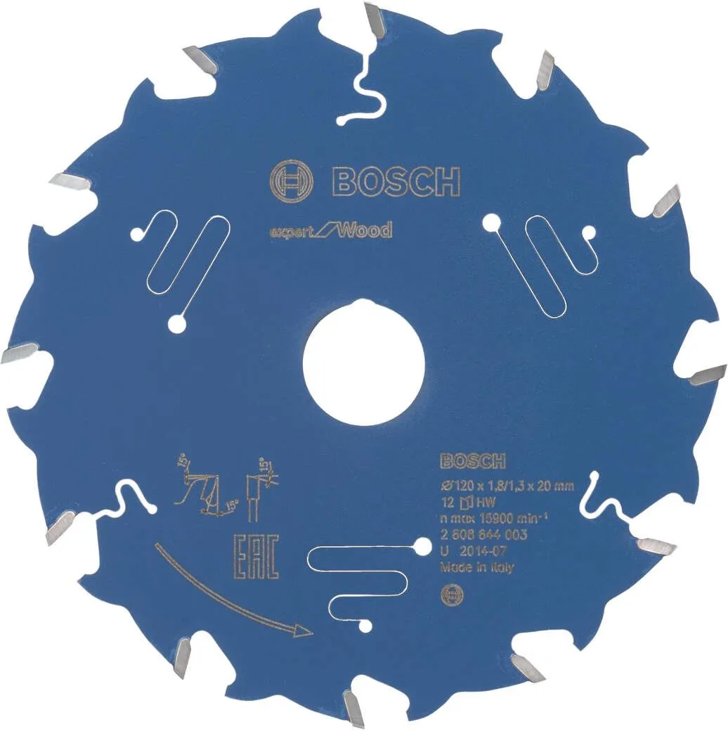 Bosch list kružne testere Expert for Wood 120 x 20 x 1,8 mm, 12 - 2608644003