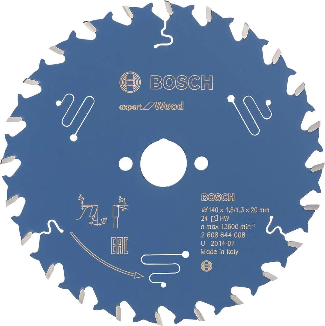 Bosch list kružne testere Expert for Wood 140 x 20 x 1,8 mm, 24 - 2608644008