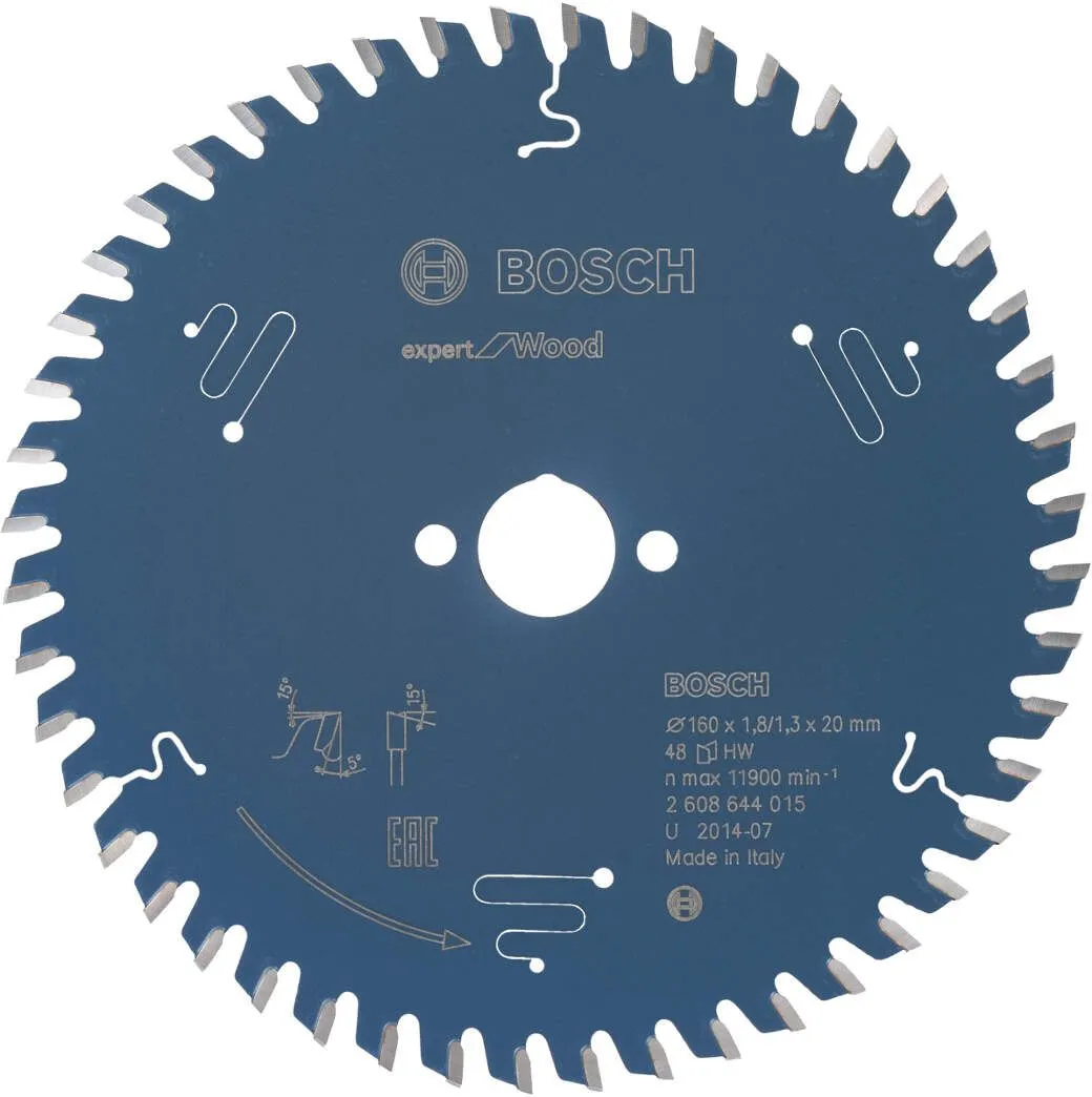 Bosch list kružne testere Expert for Wood 160 x 20 x 1,8 mm, 48 - 2608644015