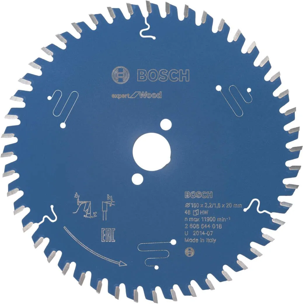 Bosch list kružne testere Expert for Wood 160 x 20 x 2,2 mm, 48 - 2608644018