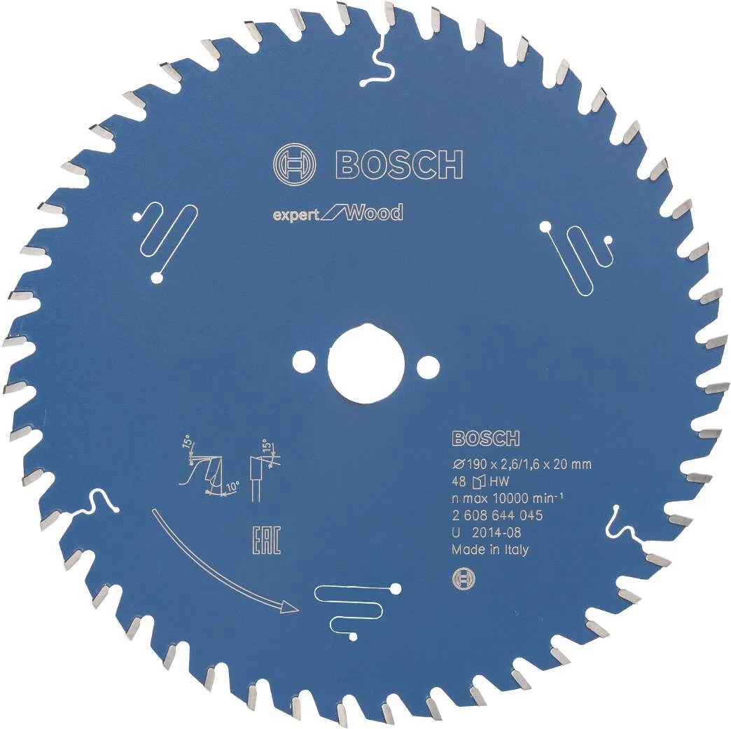 Bosch list kružne testere Expert for Wood 190 x 20 x 2,6 mm, 48 - 2608644045