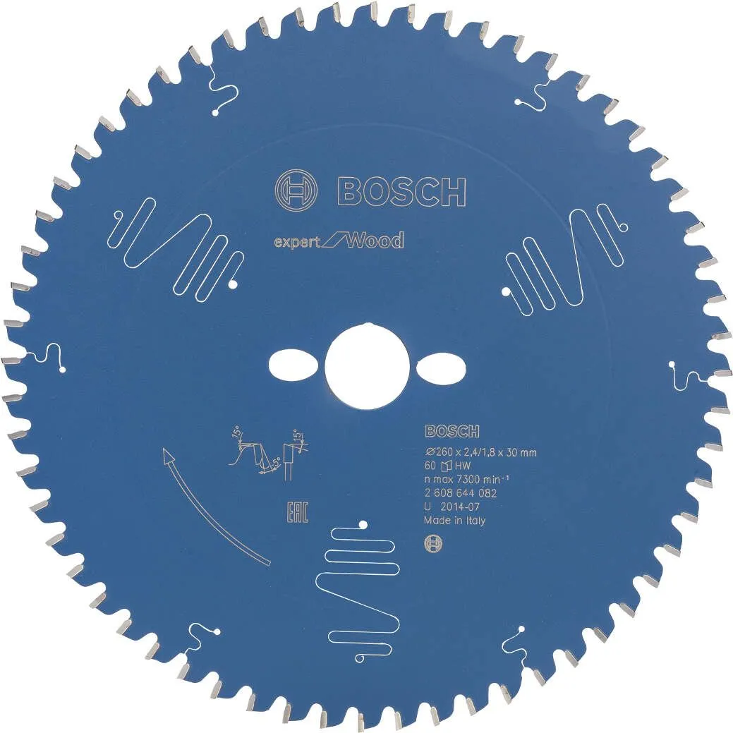 Bosch list kružne testere Expert for Wood 260 x 30 x 2,4 mm, 60 - 2608644082